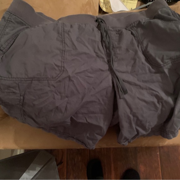 Faded Glory Pants - Faded Glory Gray Drawstring Shorts